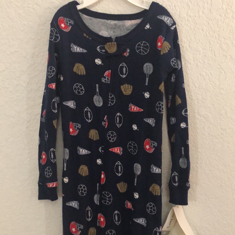 Carter's Toddler Boys 1-Pc. Sport-Print Footie PJ - Picture 3 of 8